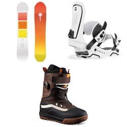 CAPiTA Spring Break Powder Racer Snowboard ​+ Union Force Snowboard Bindings ​+ Vans Infuse Snowsurf Snowboard Boots 2025