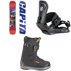 CAPiTA Children Of The Gnar Snowboard ​+ Nitro Charger Snowboard Bindings ​+ Union Cadet Snowboard Boots - Kids' 2025
