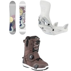 Nitro Nova Snowboard ​+ Step On Snowboard Bindings ​+ Monarch Step On TLS Snowboard Boots - Women's 2026