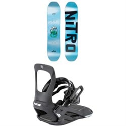 Nitro Ripper Snowboard ​+ Charger Micro Snowboard Bindings - Kids' 2026