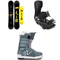 Lib Tech Two Time Snowboard ​+ Bent Metal Stylist Snowboard Bindings ​+ Vans Hi-Standard Pro Snowboard Boots - Women's 2026