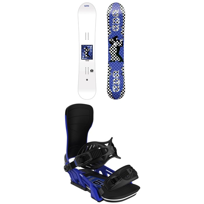 GNU - 4x4 C3 Snowboard + Bent Metal Transfer Snowboard Bindings 2026